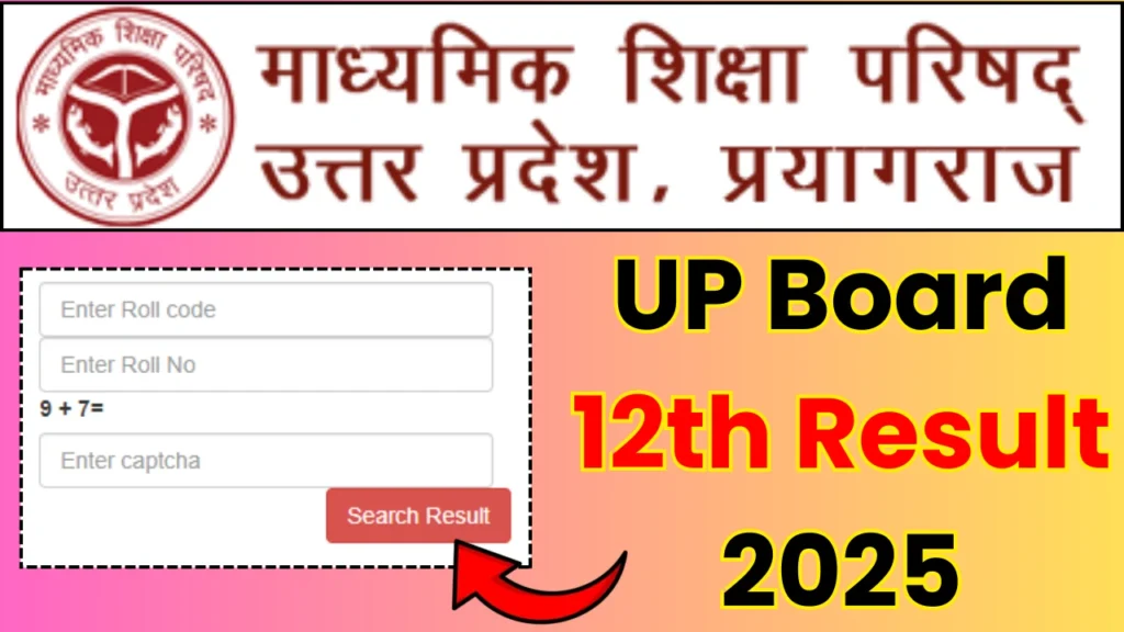 UP Board 12th Result 2025